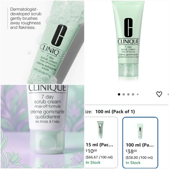 Clinique**NEW** Exfoliating Scrub Cream - Picture 1 of 15